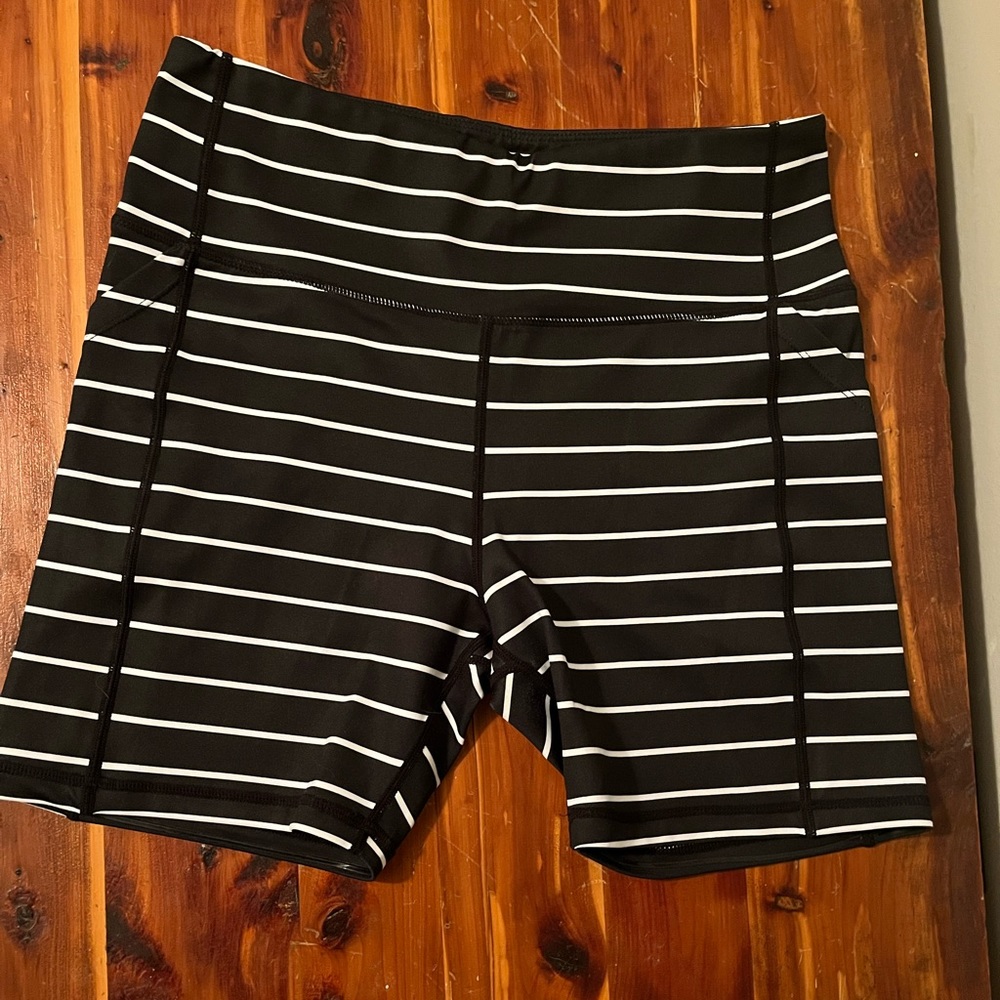 KIAVA striped bike shorts, M